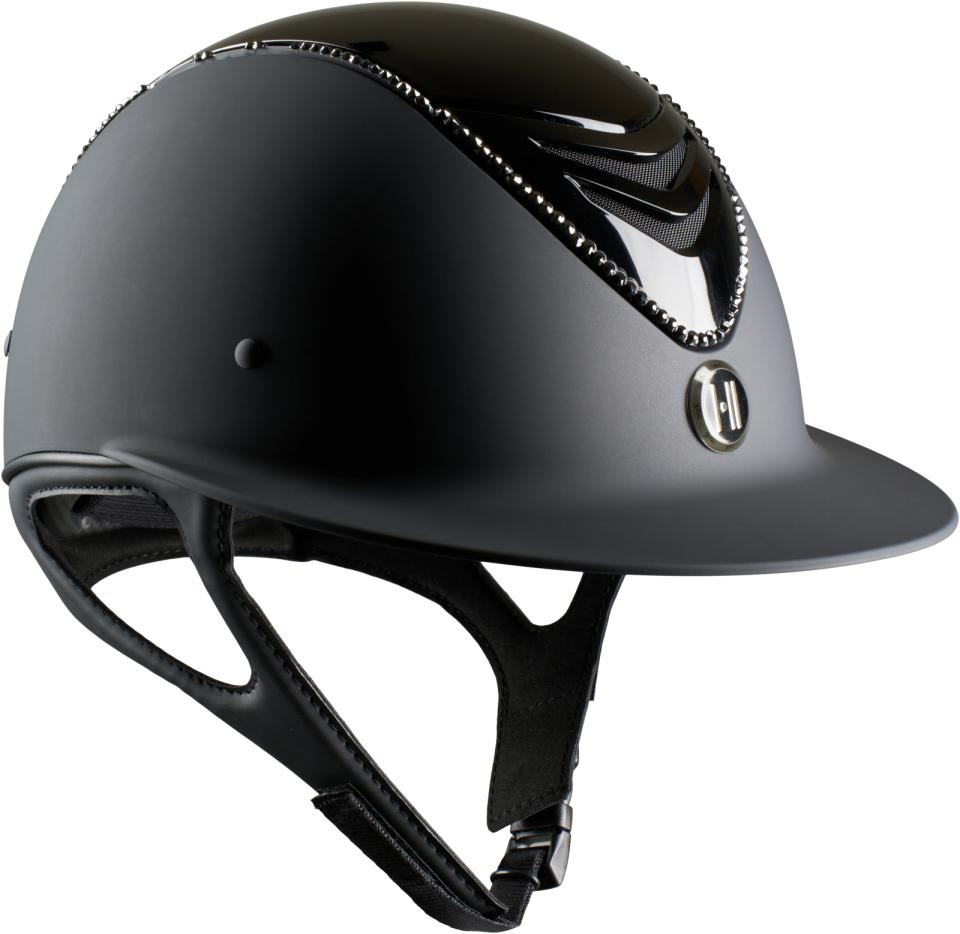 OneK Lux Matt swarovski pipe ratsastuskypärä