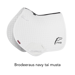 LeMieux Suede Estehuopa FWB-brodeerauksella